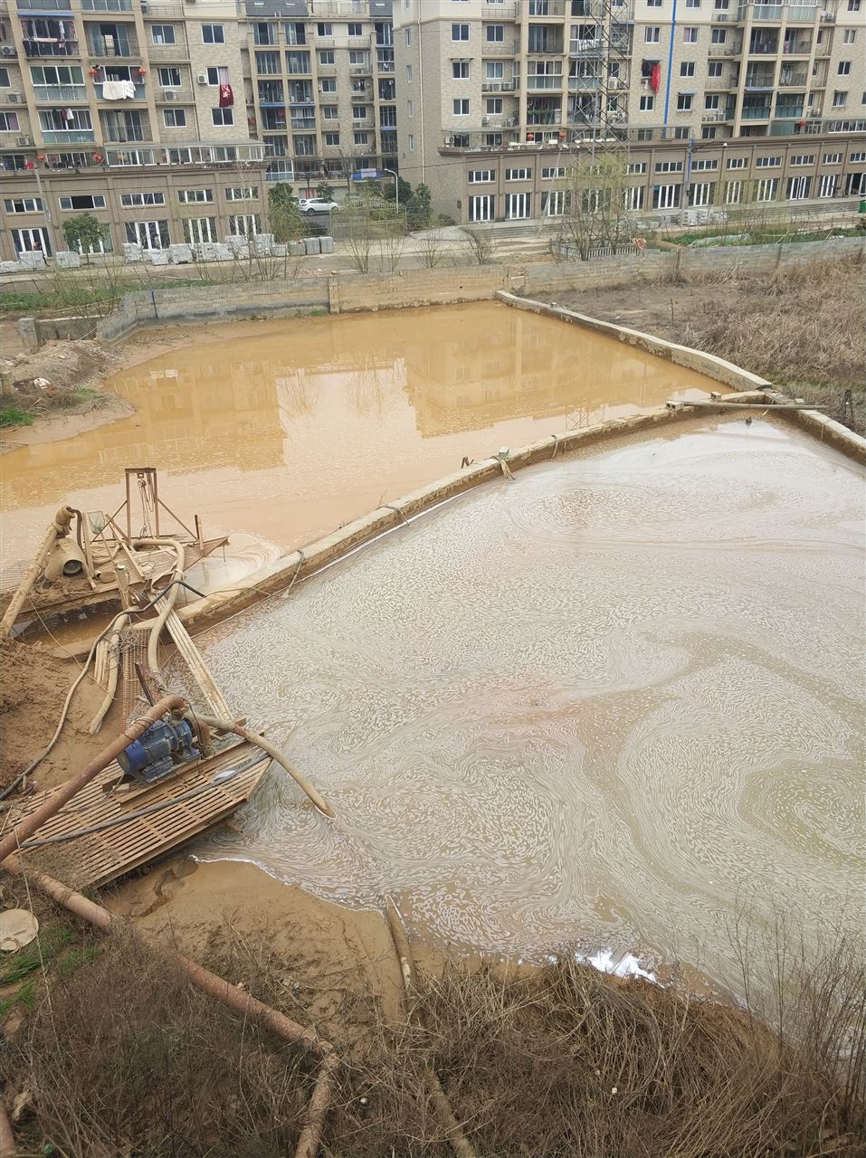 无为沉淀池淤泥清理-厂区废水池淤泥清淤